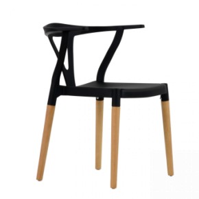 Стул Barneo N-218 Wishbone интерьерный кухонный черный в Талице - talica.ok-mebel.com | фото