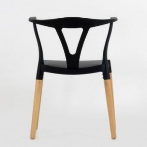 Стул Barneo N-218 Wishbone интерьерный кухонный черный в Талице - talica.ok-mebel.com | фото 2