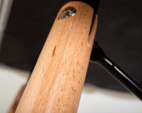 Стул барный DOBRIN BUTTERFLY BAR, ножки светлый бук, цвет чёрный в Талице - talica.ok-mebel.com | фото 15