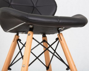 Стул барный DOBRIN BUTTERFLY BAR, ножки светлый бук, цвет чёрный в Талице - talica.ok-mebel.com | фото 9