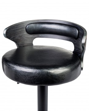 Стул барный DOBRIN FRED BLACK, чёрное дерево, чёрный в Талице - talica.ok-mebel.com | фото 6