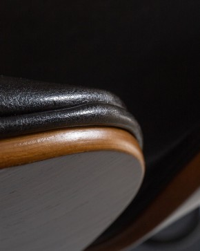 Стул барный DOBRIN JACK BLACK, цвет черный глянец PU ABD 002 в Талице - talica.ok-mebel.com | фото 2