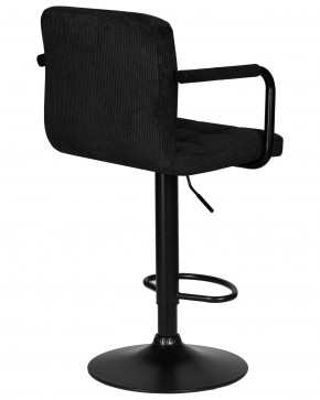 Стул барный DOBRIN KRUGER ARM BLACK, черный вельвет (LAR-E2041-52) в Талице - talica.ok-mebel.com | фото 4