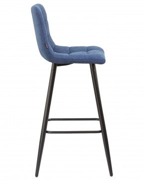 Стул барный DOBRIN NICOLE, черные матовые ножки, синяя ткань (UF860-14B) в Талице - talica.ok-mebel.com | фото 3