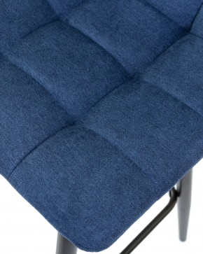 Стул барный DOBRIN NICOLE, черные матовые ножки, синяя ткань (UF860-14B) в Талице - talica.ok-mebel.com | фото 8