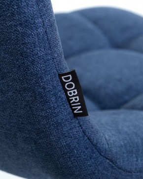 Стул барный DOBRIN NICOLE, черные матовые ножки, синяя ткань (UF860-14B) в Талице - talica.ok-mebel.com | фото 9