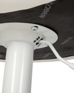 Стул барный DOBRIN TAILOR WHITE, белый PU в Талице - talica.ok-mebel.com | фото 7
