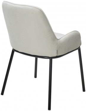 Стул BRIO CATO-01 Белый, фактурная ткань / черный каркас, ®DISAUR в Талице - talica.ok-mebel.com | фото 5