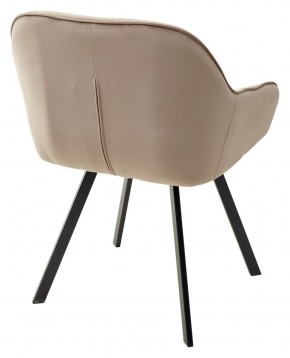 Стул GALE 360 град. поворот. BLUVEL-40 BEIGE, велюр/ черный каркас, М-City в Талице - talica.ok-mebel.com | фото 4