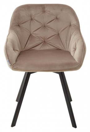 Стул GALE 360 град. поворот. BLUVEL-40 BEIGE, велюр/ черный каркас, М-City в Талице - talica.ok-mebel.com | фото 6