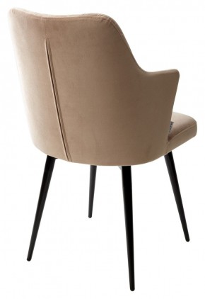 Стул HERMAN 360 град. БЕЖЕВЫЙ #5, велюр / черный каркас М-City в Талице - talica.ok-mebel.com | фото 4
