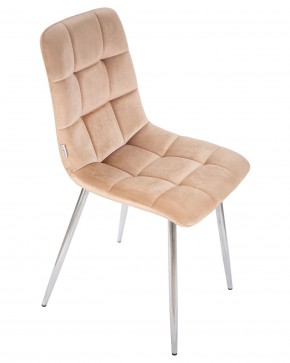Стул обеденный DOBRIN ALEX, хром ножки, мокко велюр (V108-104),  в Талице - talica.ok-mebel.com | фото 10