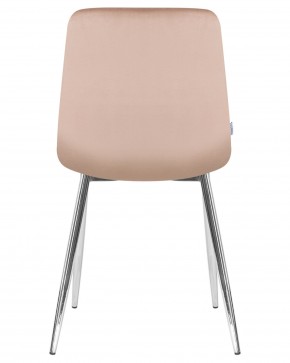 Стул обеденный DOBRIN ALEX, хром ножки, мокко велюр (V108-104),  в Талице - talica.ok-mebel.com | фото 5