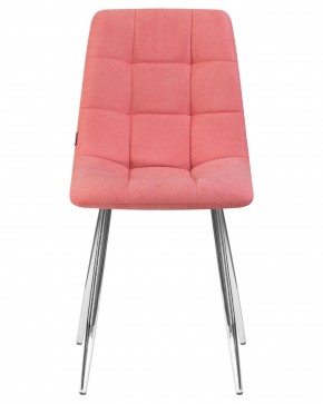 Стул обеденный DOBRIN ALEX, хром ножки, розовая ткань (UF860-05B) в Талице - talica.ok-mebel.com | фото 6