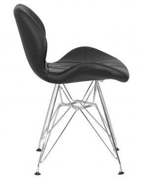 Стул обеденный DOBRIN BUTTERFLY CHROME, ножки хром, цвет чёрный в Талице - talica.ok-mebel.com | фото 3