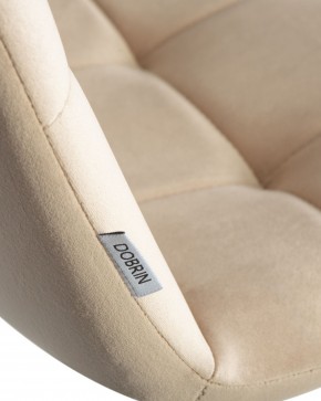Стул обеденный DOBRIN CHILLY, Бежевый Holland 07, основание черный в Талице - talica.ok-mebel.com | фото 10