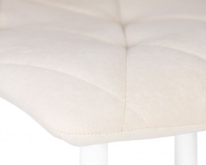 Стул обеденный DOBRIN CHILLY ROMBO, Бежевый Simple 44, основание белое в Талице - talica.ok-mebel.com | фото 7
