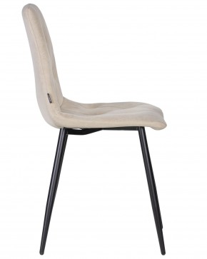 Стул обеденный DOBRIN CHILLY ROMBO, Капучино Simple 05, основание черное в Талице - talica.ok-mebel.com | фото 3