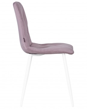 Стул обеденный DOBRIN CHILLY ROMBO, Лавандовый Simple 48, основание белый в Талице - talica.ok-mebel.com | фото 3