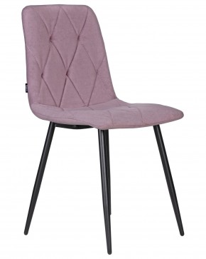 Стул обеденный DOBRIN CHILLY ROMBO, Лавандовый Simple 48, основание черное в Талице - talica.ok-mebel.com | фото 2