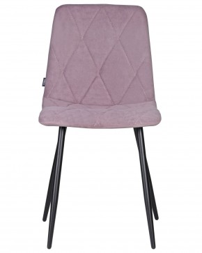 Стул обеденный DOBRIN CHILLY ROMBO, Лавандовый Simple 48, основание черное в Талице - talica.ok-mebel.com | фото 6