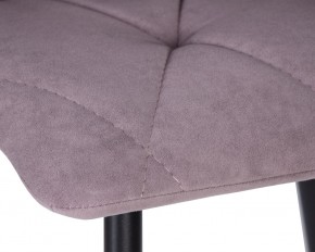 Стул обеденный DOBRIN CHILLY ROMBO, Лавандовый Simple 48, основание черное в Талице - talica.ok-mebel.com | фото 7