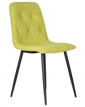 Стул обеденный DOBRIN CHILLY ROMBO, Лайм Simple 14, основание черное в Талице - talica.ok-mebel.com | фото 2