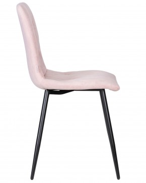 Стул обеденный DOBRIN CHILLY ROMBO, Розовый Simple 03, основание черное в Талице - talica.ok-mebel.com | фото 3