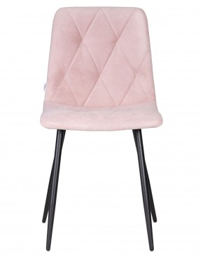 Стул обеденный DOBRIN CHILLY ROMBO, Розовый Simple 03, основание черное в Талице - talica.ok-mebel.com | фото 6