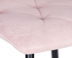 Стул обеденный DOBRIN CHILLY ROMBO, Розовый Simple 03, основание черное в Талице - talica.ok-mebel.com | фото 7