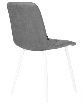 Стул обеденный DOBRIN CHILLY ROMBO, Серый Simple 33, основание белый в Талице - talica.ok-mebel.com | фото 4