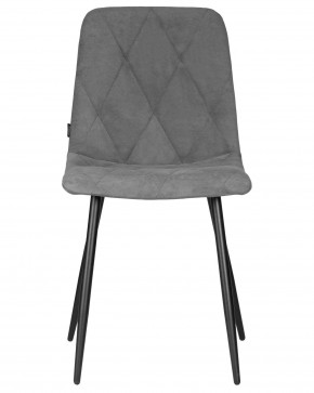 Стул обеденный DOBRIN CHILLY ROMBO, Серый Simple 33, основание черное в Талице - talica.ok-mebel.com | фото 6