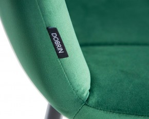 Стул обеденный DOBRIN CHILLY, Темно-зеленый Holland 30, основание черное в Талице - talica.ok-mebel.com | фото 10