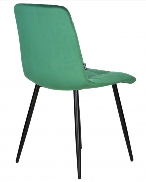 Стул обеденный DOBRIN CHILLY, Темно-зеленый Holland 30, основание черное в Талице - talica.ok-mebel.com | фото 4