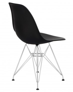 Стул обеденный DOBRIN DSR, ножки хром, цвет чёрный (B-03) в Талице - talica.ok-mebel.com | фото 4