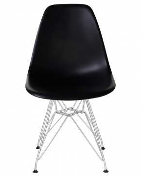 Стул обеденный DOBRIN DSR, ножки хром, цвет чёрный (B-03) в Талице - talica.ok-mebel.com | фото 6