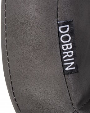 Стул обеденный DOBRIN MARK, черные ножки, серая антрацитовая винтажная экокожа (RU-08) в Талице - talica.ok-mebel.com | фото 9