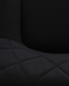 Стул обеденный DOBRIN ROBY, ЭМАЛЬ ЧЕРНЫЙ МУАР велюр Catania Black в Талице - talica.ok-mebel.com | фото 3