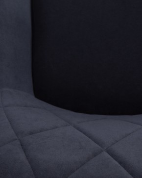 Стул обеденный DOBRIN ROBY, ЭМАЛЬ ЧЕРНЫЙ МУАР велюр Catania Dark Blue в Талице - talica.ok-mebel.com | фото 11