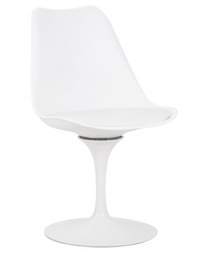 Стул обеденный DOBRIN TULIP, белое основание, цвет белый (W-02) в Талице - talica.ok-mebel.com | фото