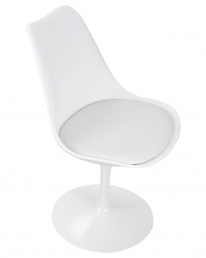 Стул обеденный DOBRIN TULIP, белое основание, цвет белый (W-02) в Талице - talica.ok-mebel.com | фото 7