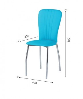 Стул Сиена А1.14-03 (Стандарт) хром/кожзам (4 шт.) в Талице - talica.ok-mebel.com | фото 2