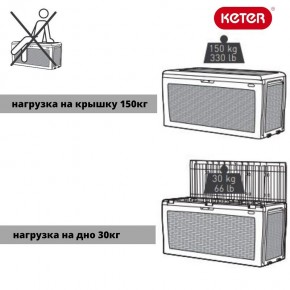 Сундук Samoa Rattan Box 270 L в Талице - talica.ok-mebel.com | фото 5