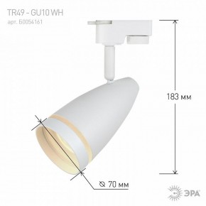 Светильник на штанге Эра  TR49 - GU10 WH в Талице - talica.ok-mebel.com | фото 4