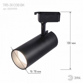 Светильник на штанге Эра  TR5-30 COB BK в Талице - talica.ok-mebel.com | фото 5