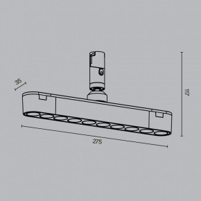 Светильник на штанге Maytoni Points Rot TR203-1-10W3K-S-B в Талице - talica.ok-mebel.com | фото 8