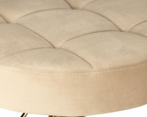 Табурет барный DOBRIN BRUNO GOLD, бежевый велюр (MJ9-10) в Талице - talica.ok-mebel.com | фото