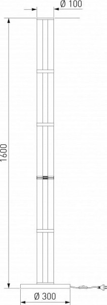 Торшер Eurosvet Stark 80537/1 латунь в Талице - talica.ok-mebel.com | фото 5