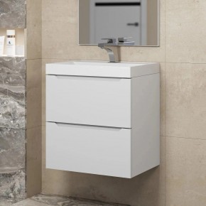 Тумба под раковину Uperwood Tanos 50 см, подвесная, белая матовая в Талице - talica.ok-mebel.com | фото