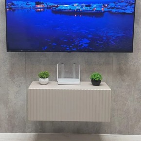 Тумба подвесная под ТВ LINES MTV1-MA 750 Бежевый (Леда-М 10.1.5) в Талице - talica.ok-mebel.com | фото 5